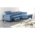 Sofá de salón con sofá moderno de cuero genuino (425)